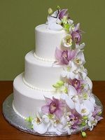 многоярусный свадебный торт